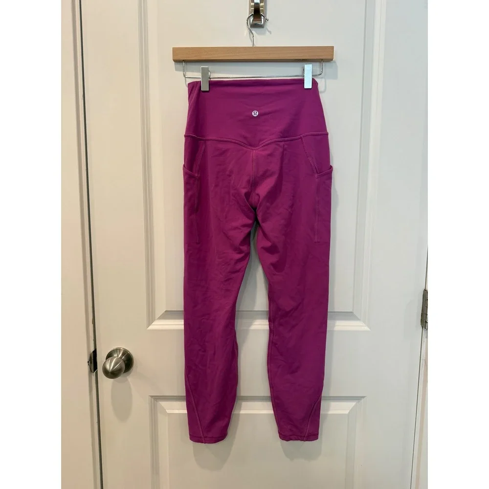 Lululemon Align High-Rise Pant with Pockets 25 Magenta Purple Yoga Leggings